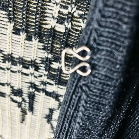 Celtic Cross Goth Black Cardigan Sweater with Back Print S/M or L/XL NEW NWT - Picture 3 of 3